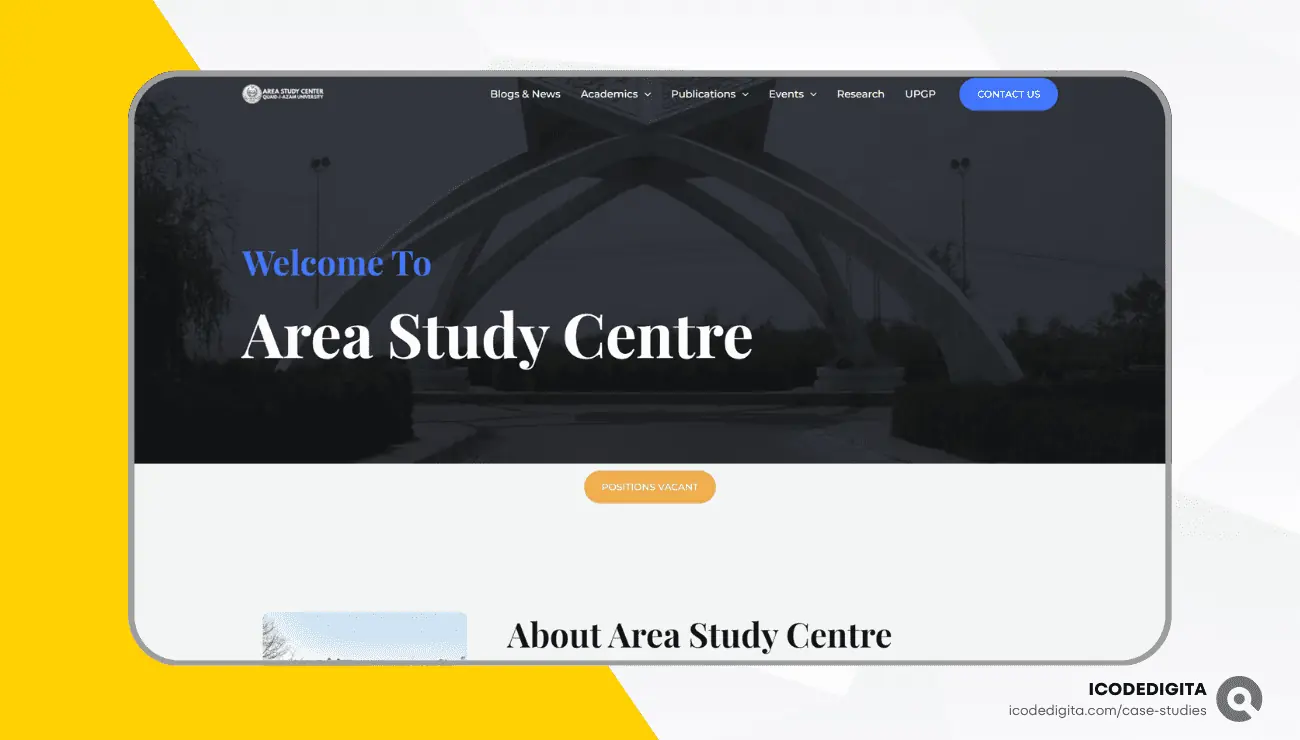 Area Study Center Website